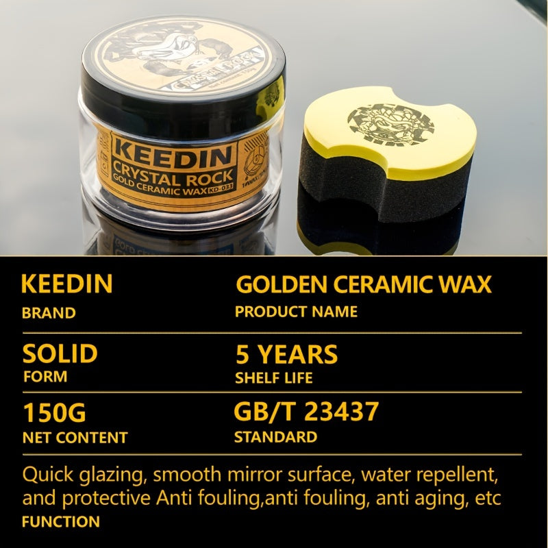 Car Protective Wax Scratch Resistant Water Resistant Bright Plated Crystal Wax