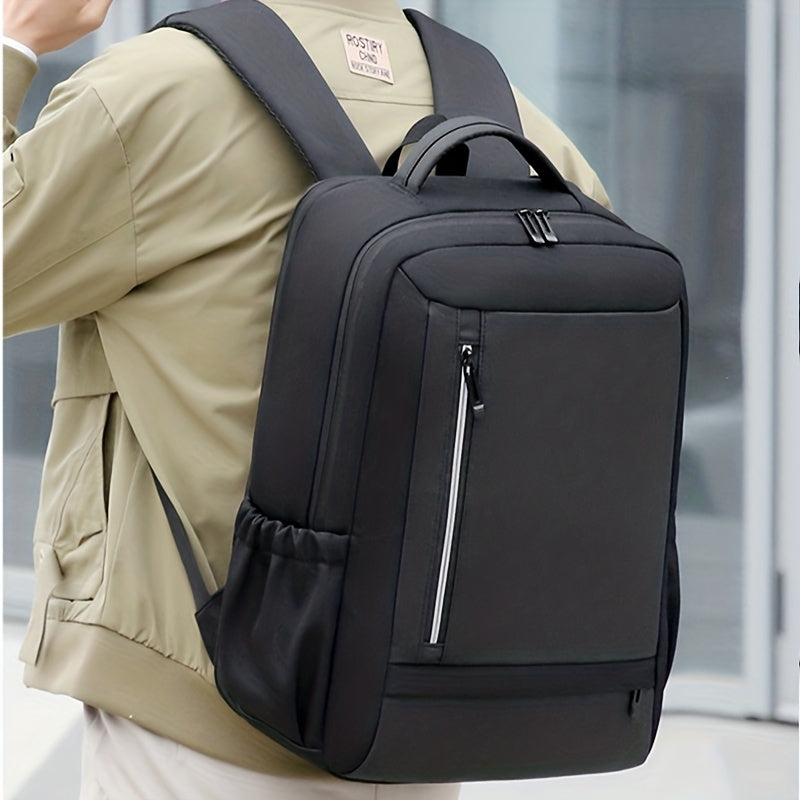 Large Capacity Nylon Travel Backpack with USB Charging Port