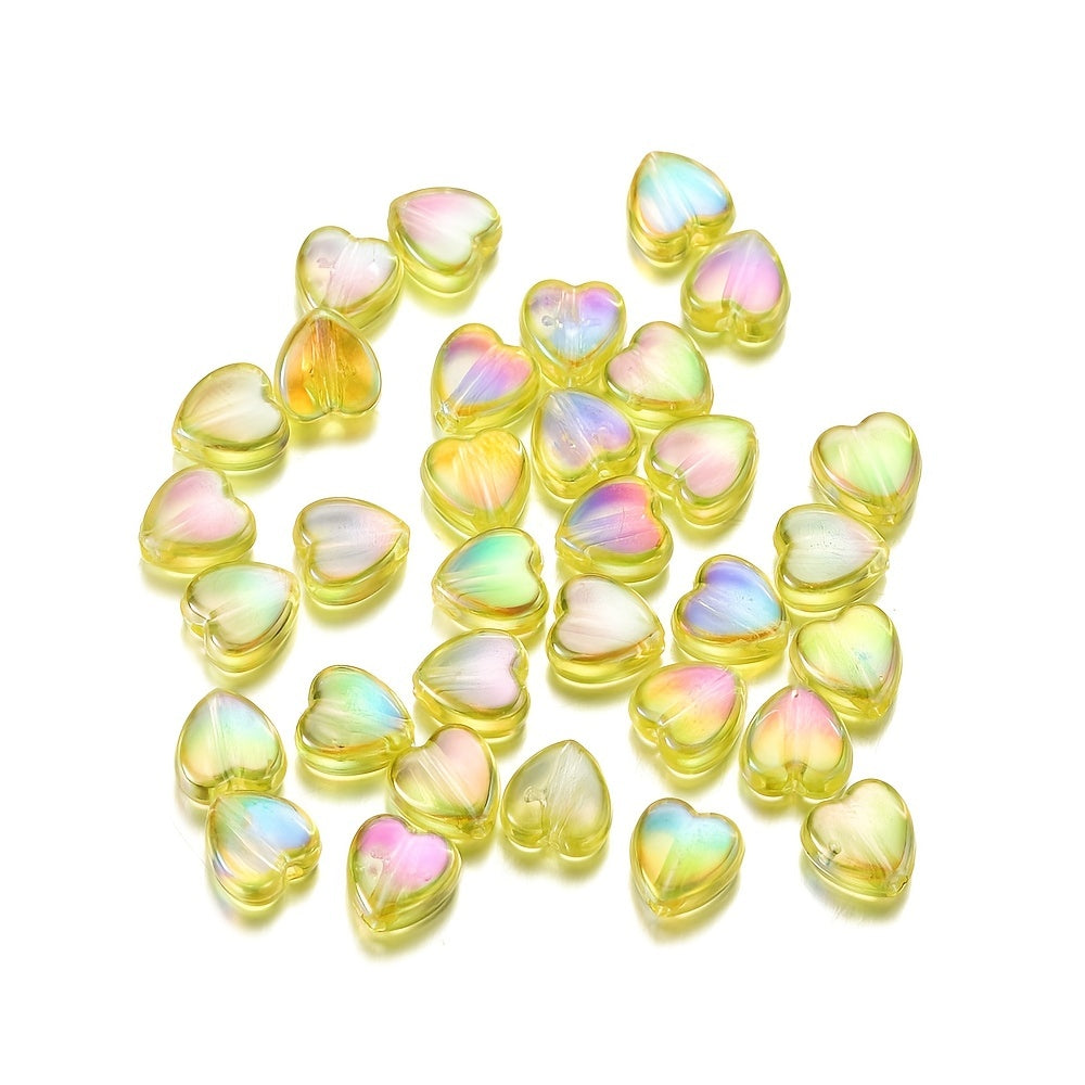 DIY Love Pearl Peach Heart Beads for Kids