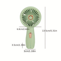Mini Handheld USB Rechargeable Fan for Cooling