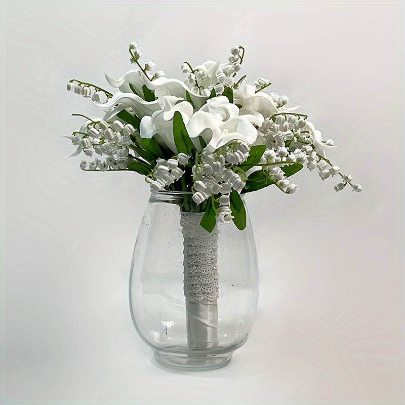 Artificial Calla Lily Bridal Bouquet Set for Wedding Home Decor