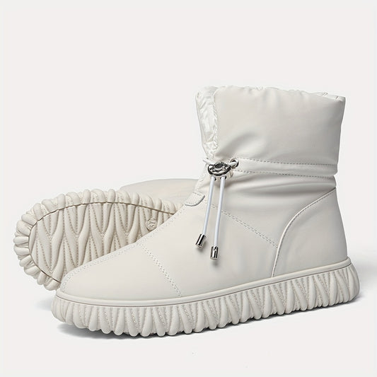Women's Waterproof Snow Boots Non slip Medium Tube Snow Boots