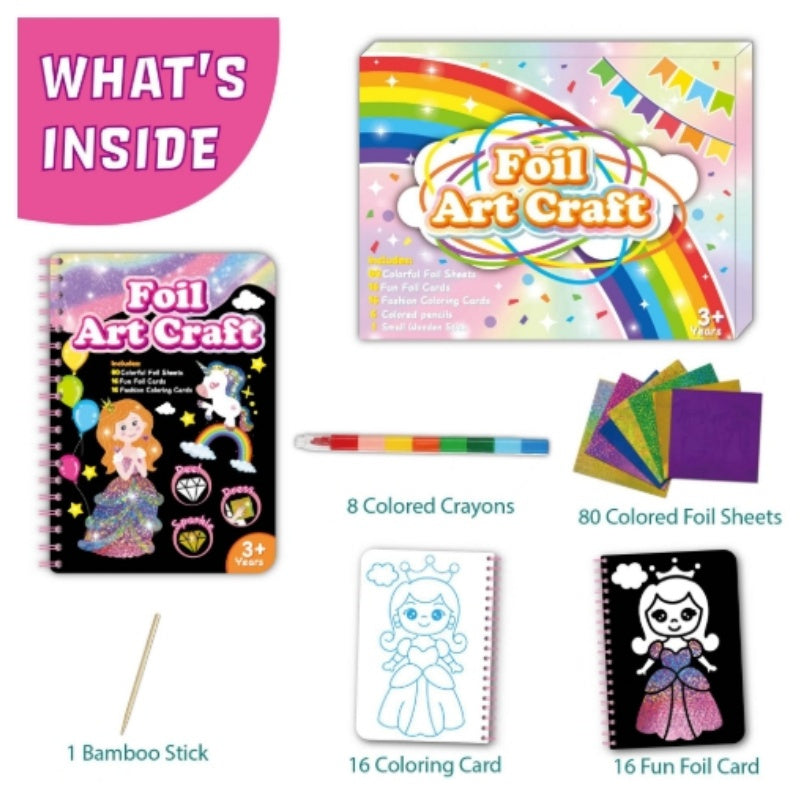 Unicorns And Princesses Mess Art Kit