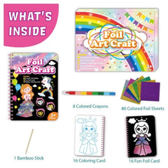 Unicorns And Princesses Mess Art Kit