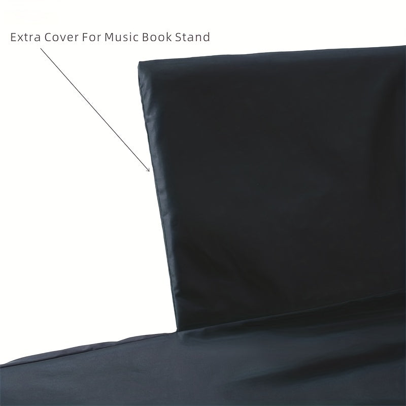 Adjustable Dustproof Piano Keyboard Cover for 88 Keys