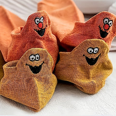 5 Pairs Cartoon Embroidery Low Cut Ankle Socks Women's Stockings