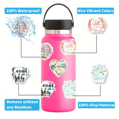 200 Bible Verses Stickers Vinyl Scrapbook Laptop Water Bott