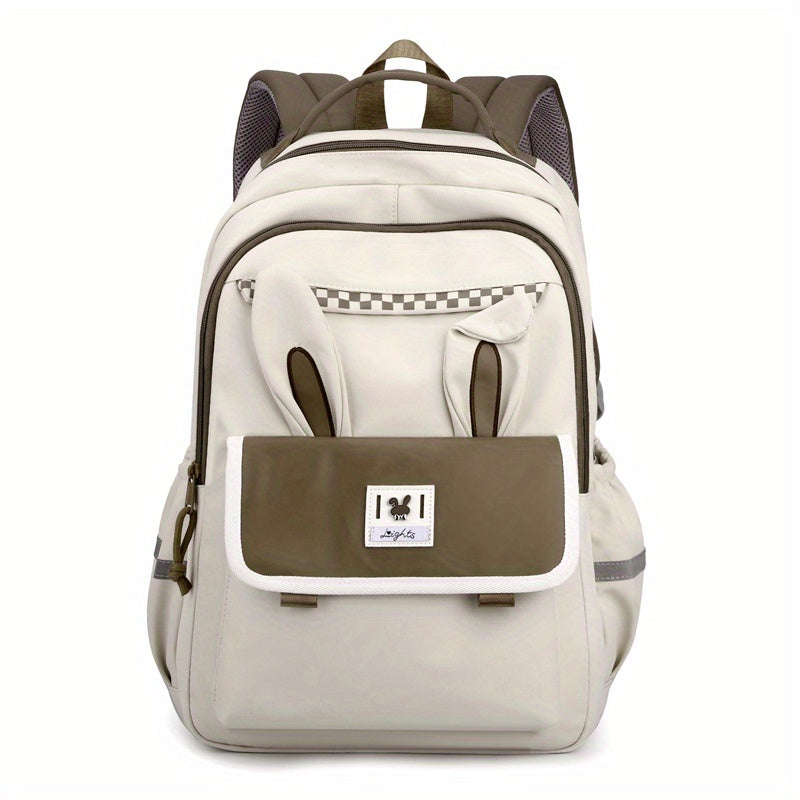 Kids Rabbit Ears Backpack Lightweight Casual Travel School Bag
