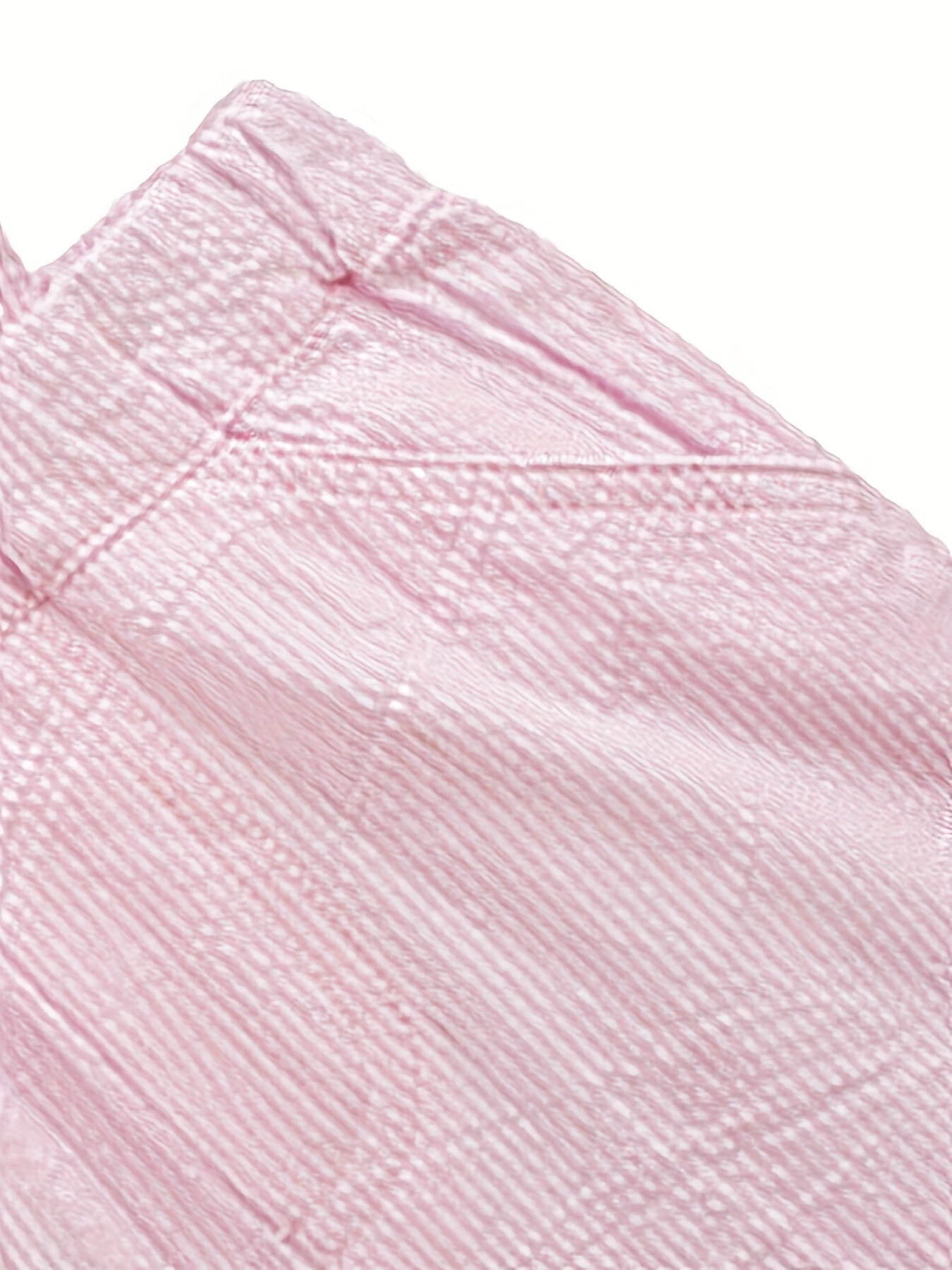 Baby Girl Striped Short Suspender Pants Summer Clothes