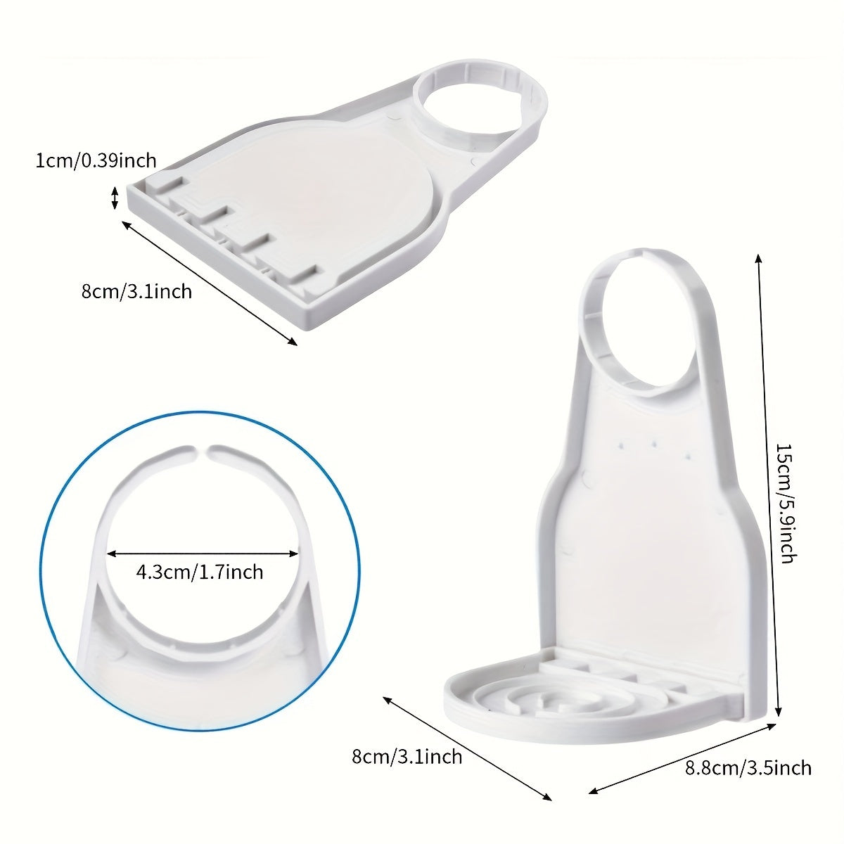 Plastic Laundry Detergent Cup Holder Laundry Liquid Scrubber Cup Holder