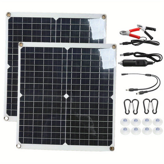 Dual 12V 5V Solar Panel Kit 50W & 100W Panels