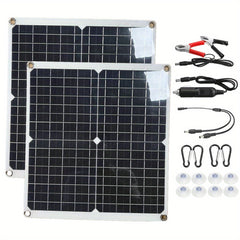 Dual 12V 5V Solar Panel Kit 50W & 100W Panels