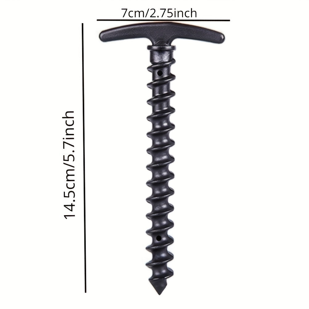 10pcs Outdoor Camping Pegs Screw Stakes for Tent