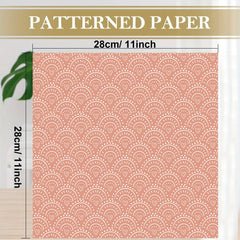 24pcs Boho Pattern DIY Paper Double-Sided Scrapbook Paper