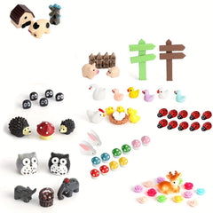 Garden Animals Micro Landscape Ornaments DIY Decoration Potted Plant