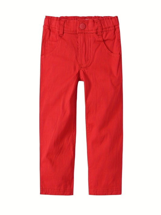 Boys' Cotton Sports Pants for Outdoor Adventures