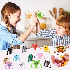 12pcs Silicone Suction Toys Pop Sucker Toys For Stress Release