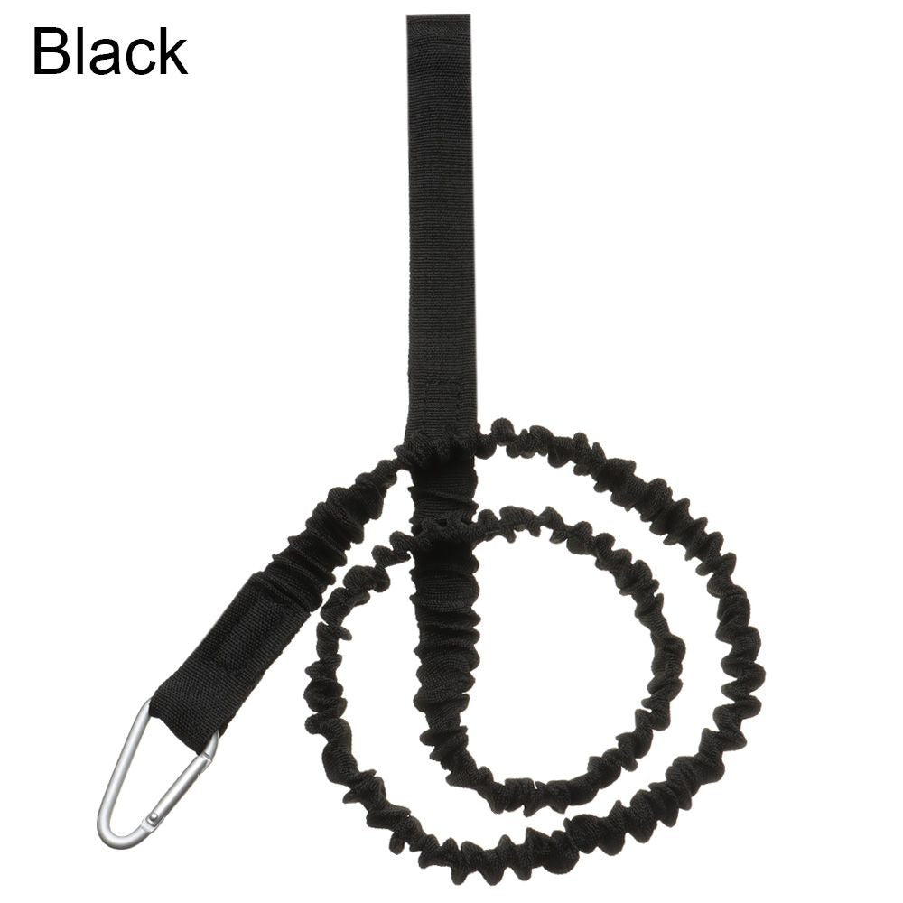 Elastic Kayak Canoe Paddle Leash with Carabiner