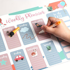 Minimalist Magnetic Memo Whiteboard for Fridge