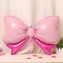 1pc Ins Aluminum Film Balloon A Bow Tie Happy Birthday Hundred Days Children
