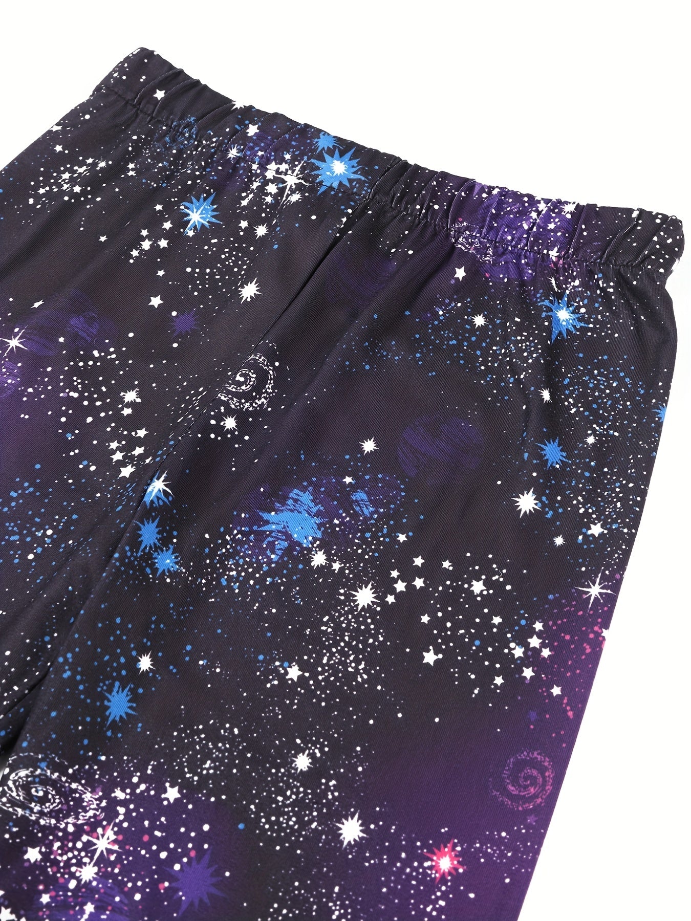 Starry Print Leggings For Kid Girls Slim Fit Stretchy Casual Tight Pants
