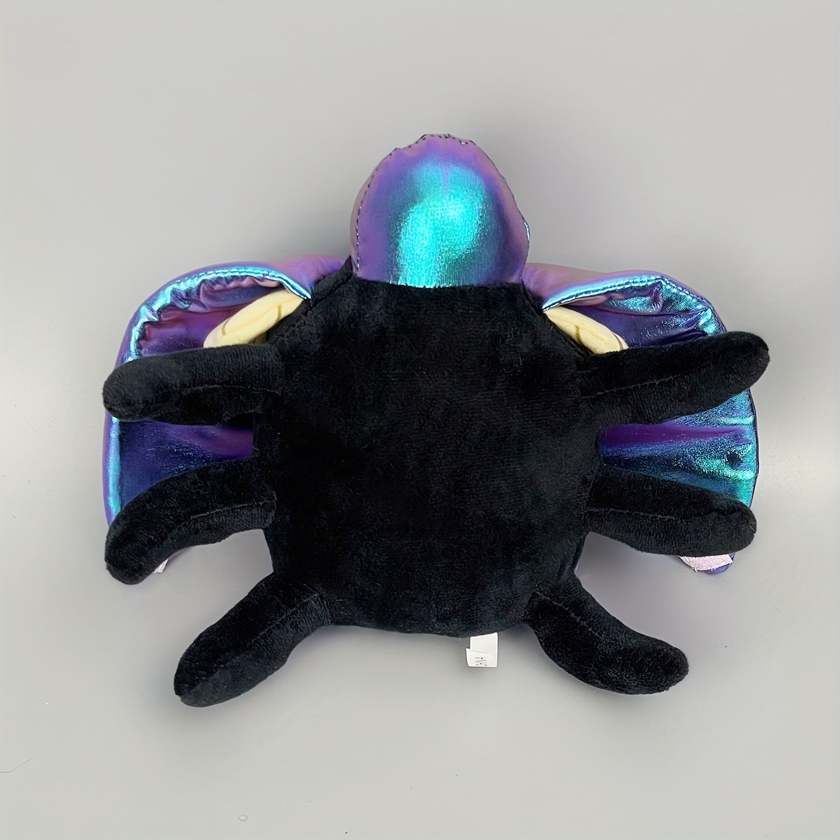 Pink Beetle Plush Toy with Purple Glitter Accents