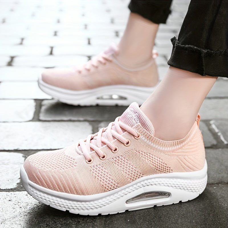 Women's Air Cushion Platform Sneakers Comfortable Running Shoes
