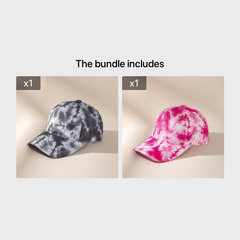 Tie Dye Y2K Baseball Cap Sports Sun Hat Men Dad Hats