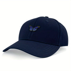 Butterfly Embroidery Patch Baseball Cap Candy Dad Hats Adjustable