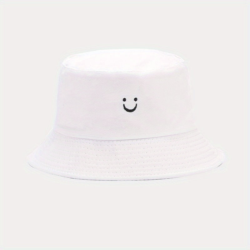 Versatile Bucket Hat With Double Sided Faces Sun Hat