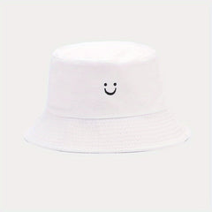 Versatile Bucket Hat With Double Sided Faces Sun Hat