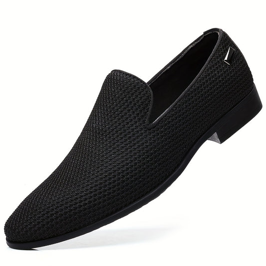 Men's Slip-On Dress Shoes Solid Fiber Formal Shoes Office