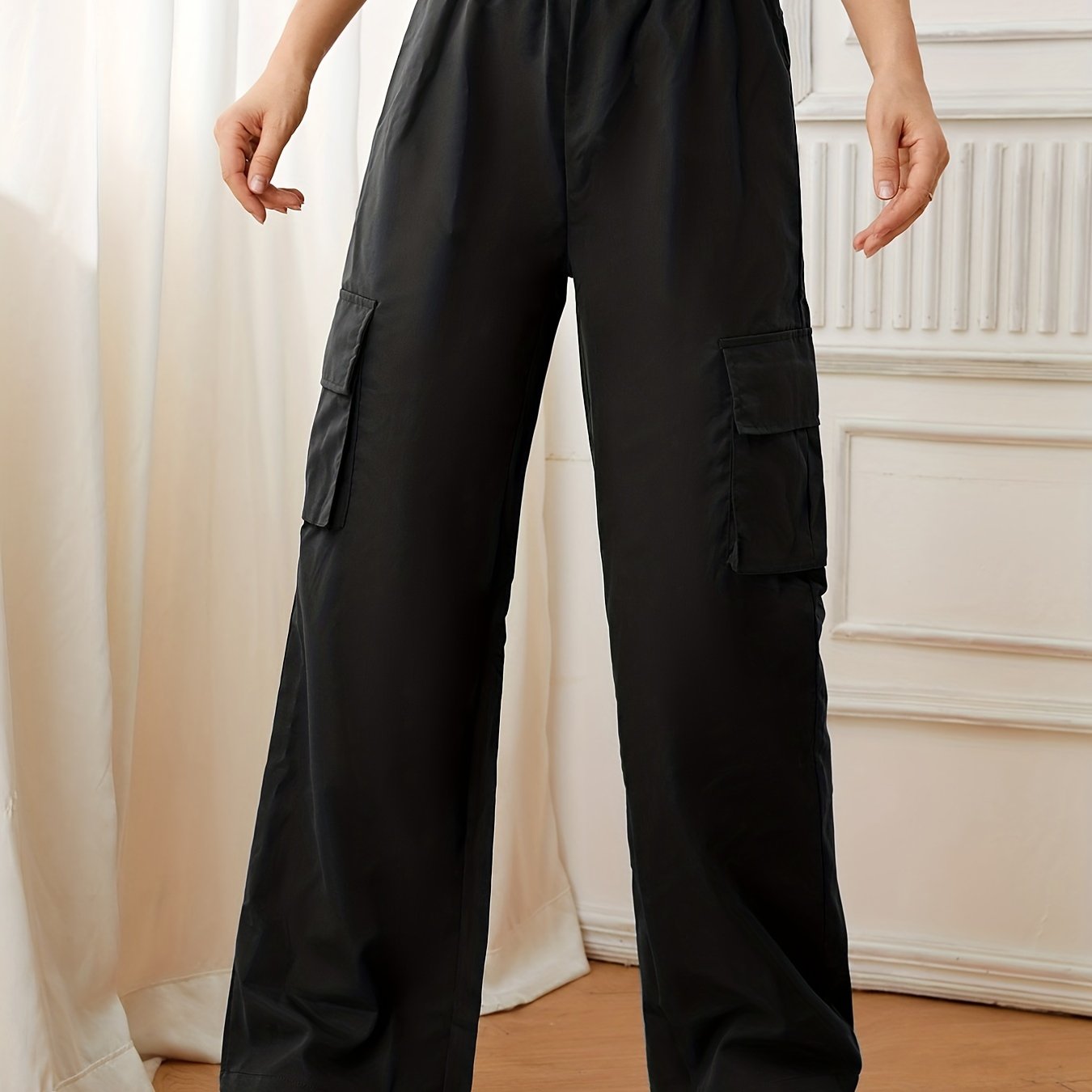 Cargo Pants Casual High Waist Pants Women's Clothing