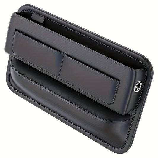 Car PU Leather Storage Box Front Seat Gap Padding