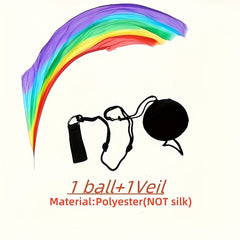 Belly Dance Veil Poi 199 x 89 Vibrant Polyester