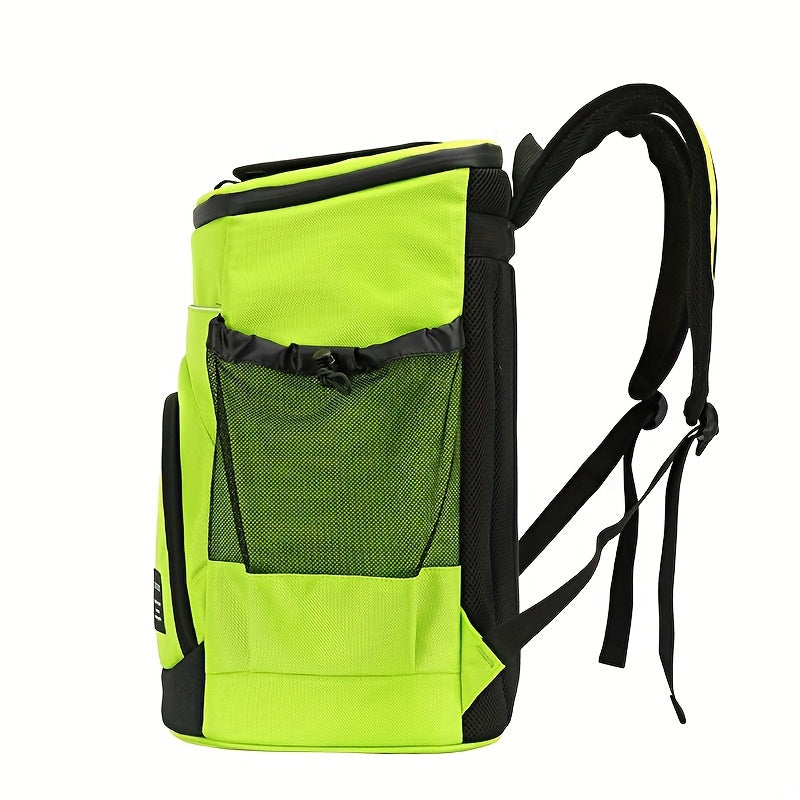 30L Portable Cooler Bag Double Shoulder Insulation for Outdoor Camping Hiking