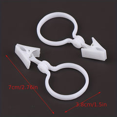 10Pcs Plastic Curtain Buckle Clip Home Supplies