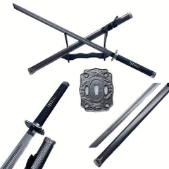 Youth Wooden Samurai Sword with Stand