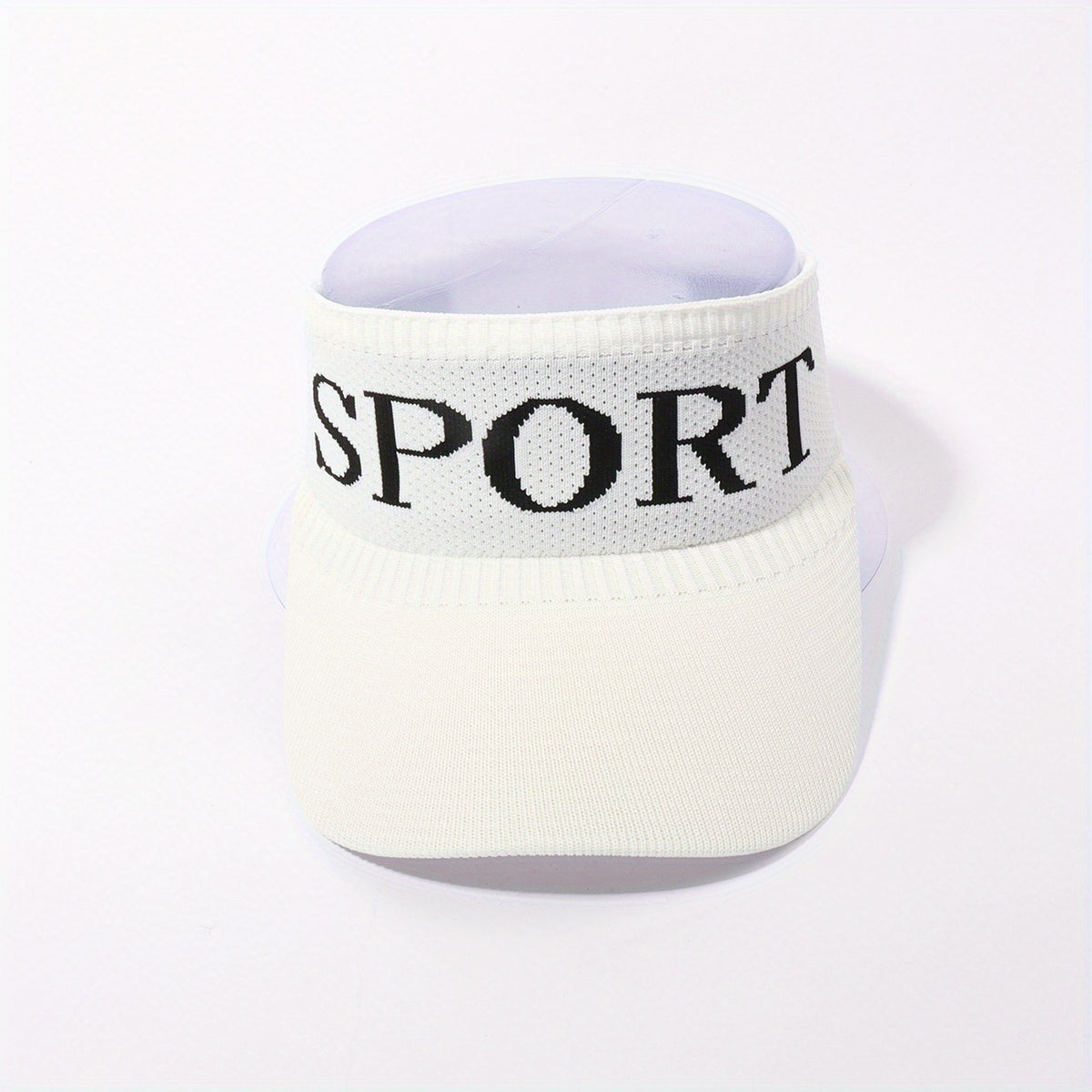 Women's Knitted SPORT Ponytail Visor Hat UV Protection Lightweight