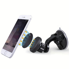 Universal Car Mount Suction Cup Phone Bracket 360 Rotation Magnetic Navigation