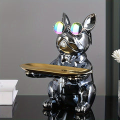 Ceramic Plating Dog Door Key Storage Home Decoration