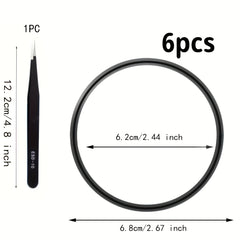 6-Piece Silicone Bottle Gasket Replacement Parts for Flat Bottom Cups