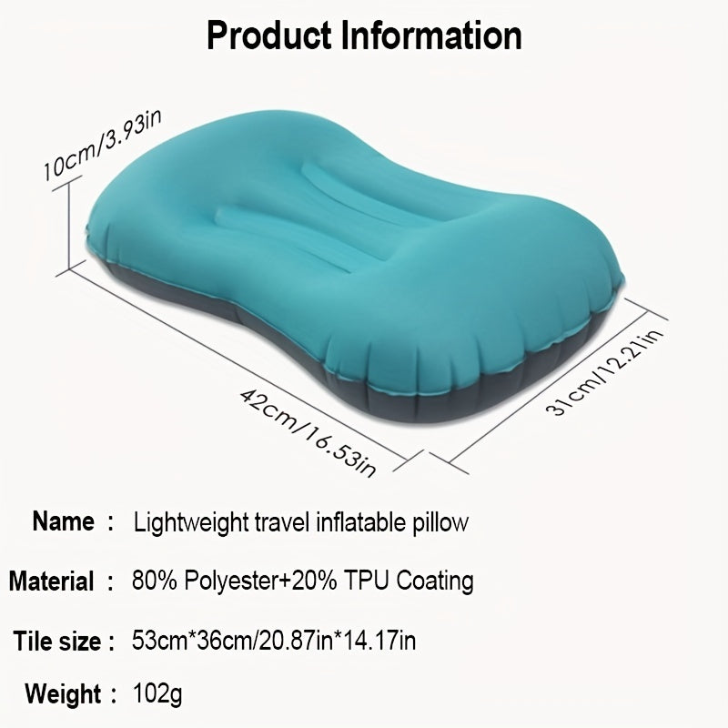 Parable Compression Inflatable Sleeping Pillow for Camping