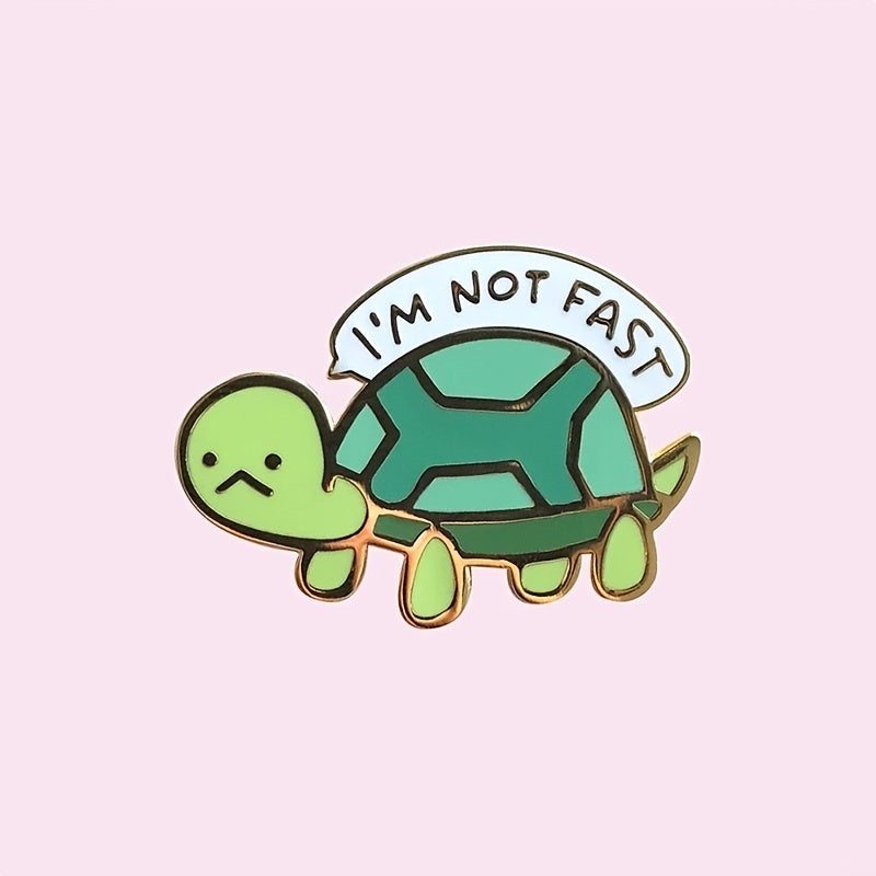 Cute Turtle Cartoon Brooch Pin