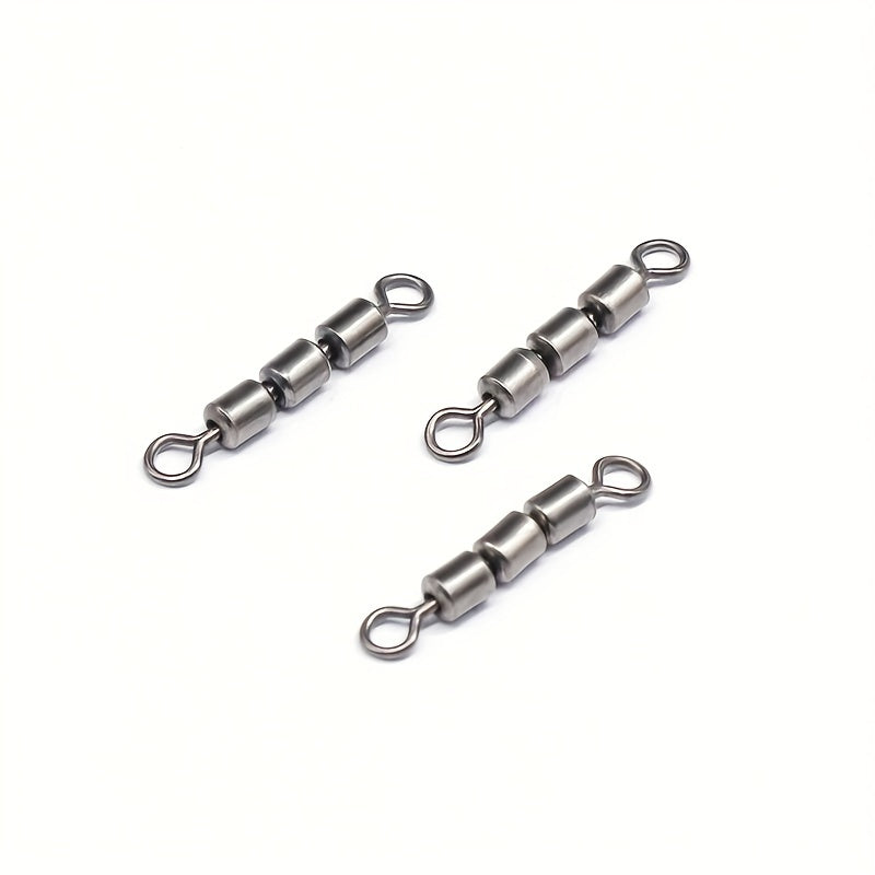 High Speed 3 Roller Swivel Ring Fishing Line Connector