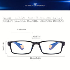 Men's Multifocal Anti Light Glasses with Automatic Degree Adjustment