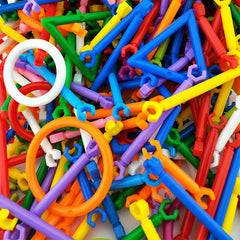 530pcs Building Blocks Magic Wand Set Assorted Colors & Shapes