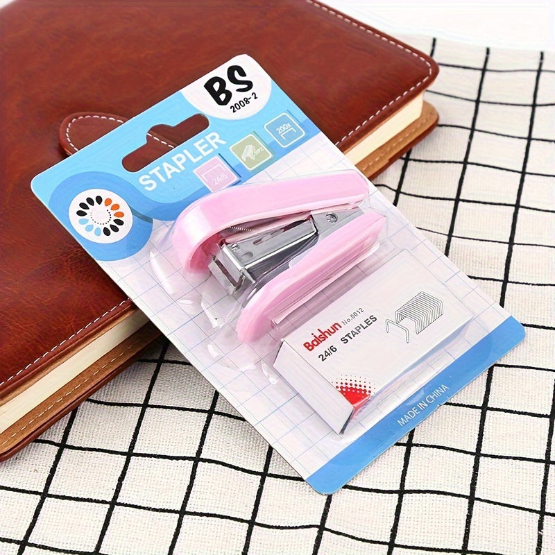 Cartoon Style Mini Stapler Set for Office