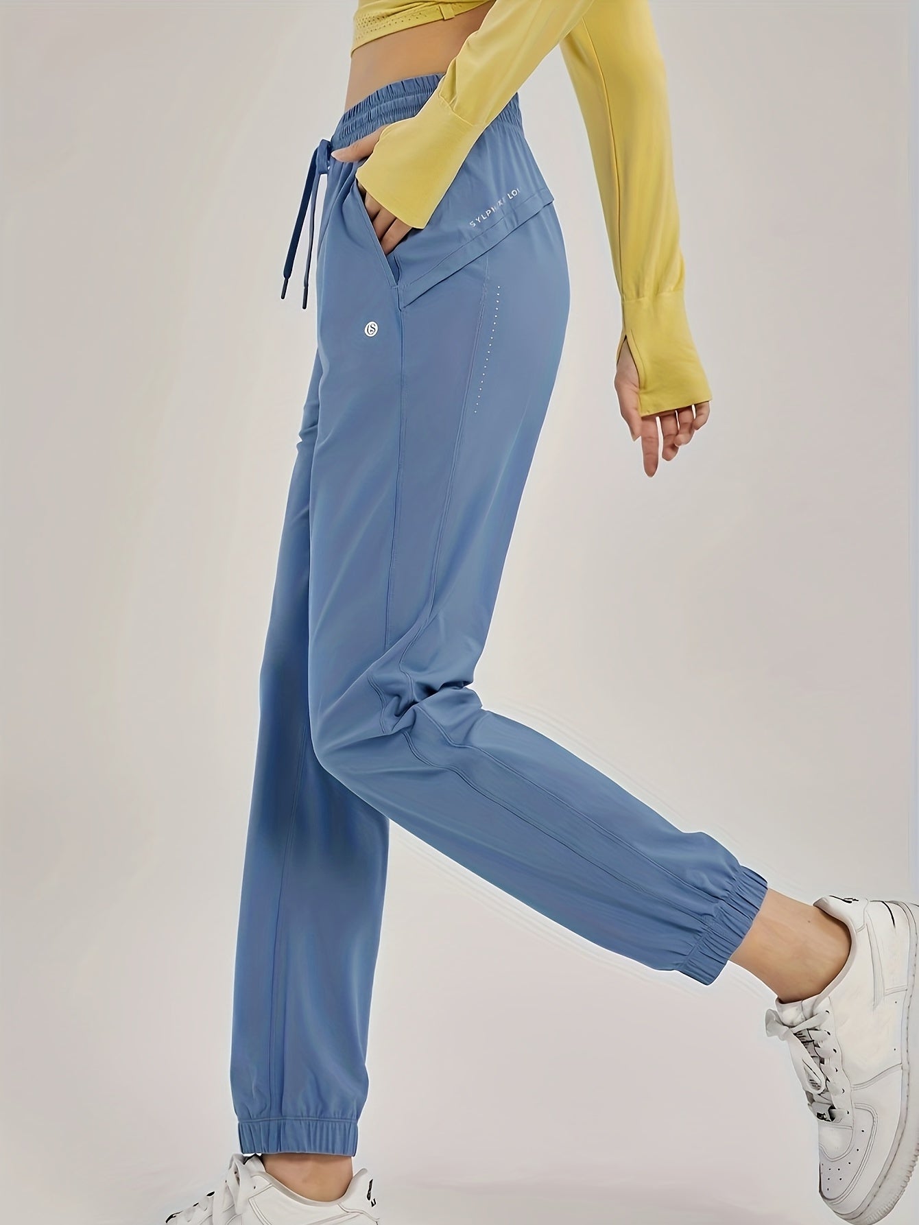 Drawstring Quick Drying Casual Pants for Women