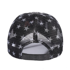 Embroidered Baseball Cap Peaked Cap Breathable Mesh Cap